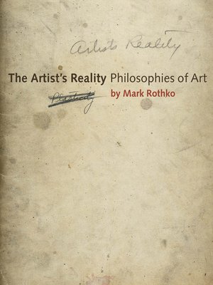 The Artist's Reality - ebook